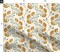 Folk Floral Sage Green Bohemian Boho Stripes Block Print Refined Elegant Flower Mustard Gold Beige Custom Printed Fabric by Spoonflower Various Fabrics by the Yard or Fat Quarter